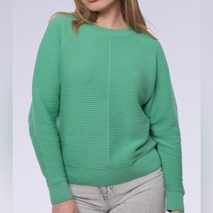Minark Women’s Ribbed Raglan Sleeve Top Sweater